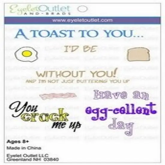 Eyelet Outlet Cling Egg Stamps {1}