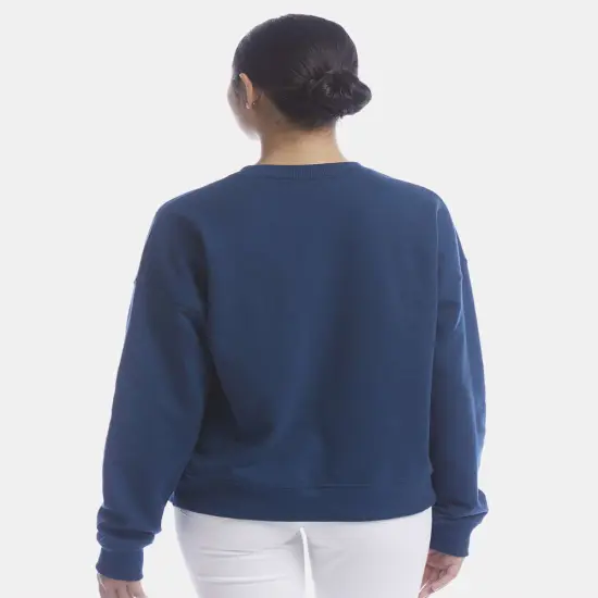 Women's Powerblend Crewneck Sweatshirt | RADYAN&reg; Light steel {6}