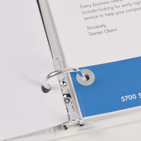 Avery Reinforcement Labels, 1/4" Diameter, Permanent Adhesive, Assorted Metallic Colors, Non-Printable, 12 Packs, 3,360 Page Reinforcement Stickers (21920) {2}