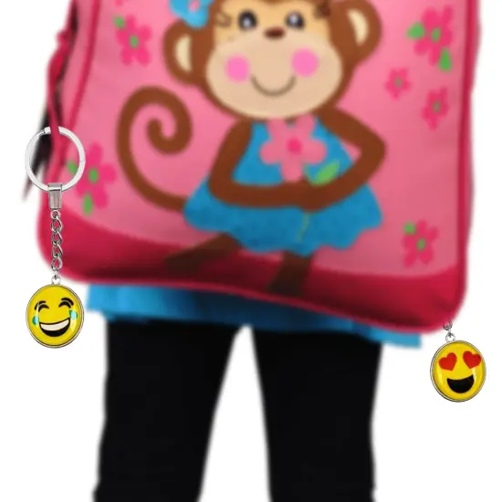 Rhode Island Novelty 1" EMOTICON KEYCHAIN {2}