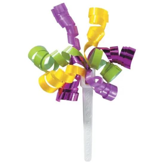 Small 4-Color Neon Ribbon DecoPics&reg; Cupcake Decoration, 12ct {1}