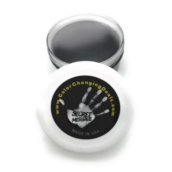 Universal Magic Paints Thermochromic Heat Sensitive for Secret Messages Color Changing T-Shirts & Shoes Black to colorless {1}