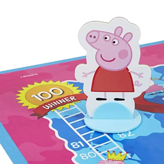 Gaming Chutes and Ladders: Peppa Pig Edition Board Game for Kids Ages 3 and Up, Preschool Games for 2-4 Players {5}