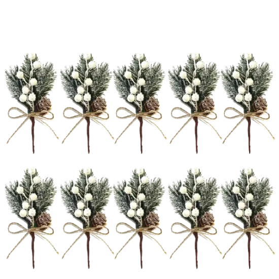 Kitcheniva Berry Branch Christmas Ornament 10 Pcs {1}