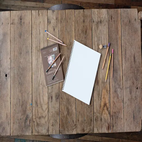 30 SheetsColored Pencil Spiral Paper Pad 9"X12" {4}