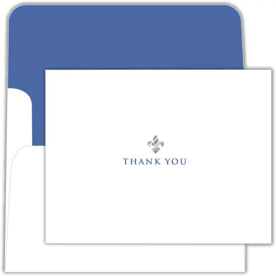 Fleur de Lis - Thank You - Boxed Thank You Cards, Box of 15 {1}