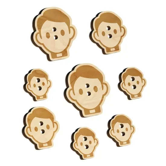 Occupation Father Priest Minister Icon Wood Buttons for Sewing Knitting Crochet DIY Craft {7}