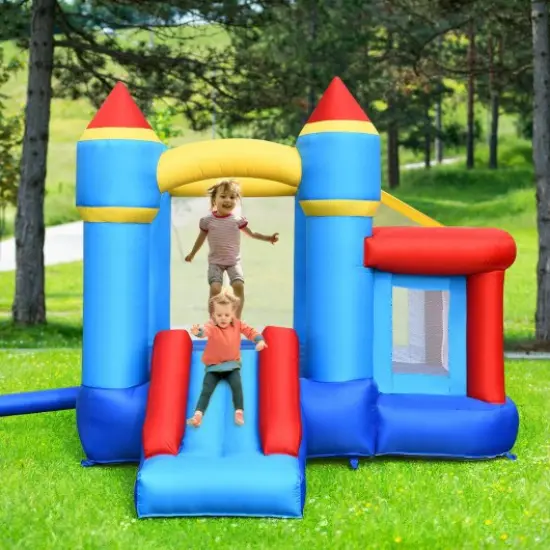 Kids Inflatable Castle Bounce House without Blower {2}