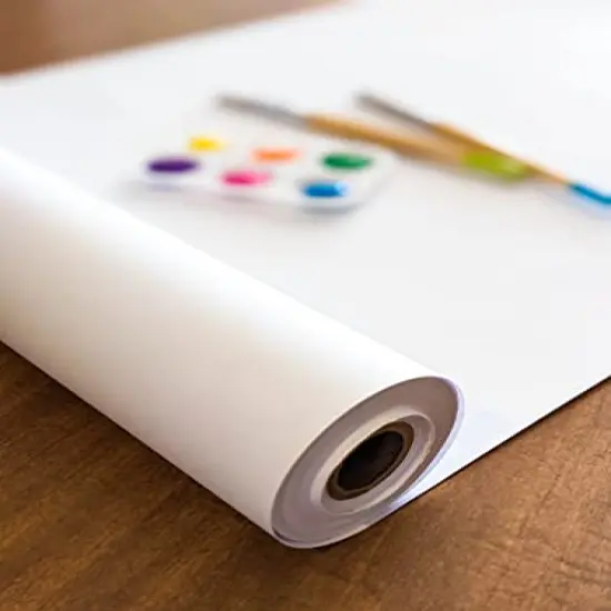 2 Pack of 18-Inch Easel Paper Roll for Arts & Crafts, Fits Most Standard Kids Easels, 100-Foot Rolls, 18"x100' {3}