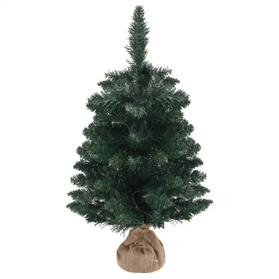 2ft Green Artificial Christmas Tree with Stand and LEDs {2}