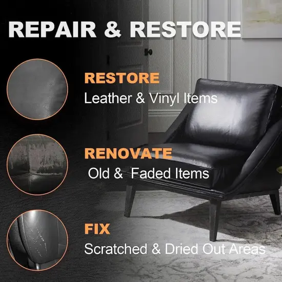 Advanced Leather Repair Gel Kit for Car Seats, Sofas Beige white(50g {4}