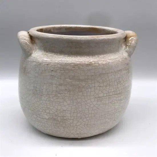 Ceramic Jar Crock Planter - Medium WATER Ocean {4}