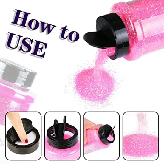 Mix Colors Chunky Glitter 1 Pound 16 OZ Glitter for Resin Crafts Tumblers Cosmetic Makeup Nail Art Festival Decoration {6}