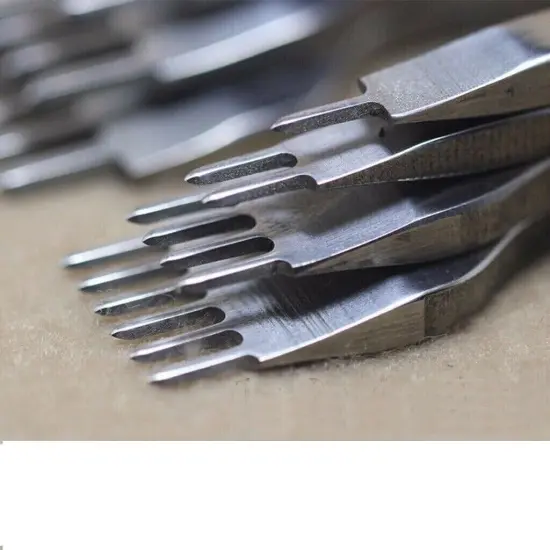Kitcheniva Leather Craft Punch Tools Stitching Carving Sewing Saddle Groover {7}