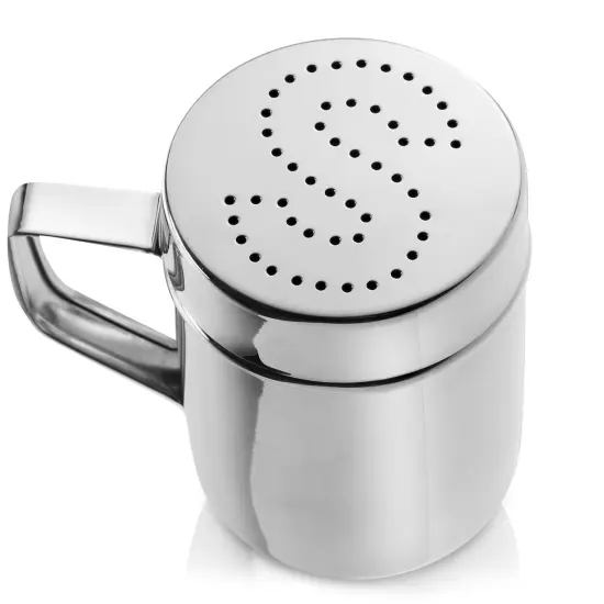 Olde Midway Stainless Steel Popcorn Machine Accessories - 4 Piece Set with Measuring Spoons, Scoop, and Salt Shaker {2}