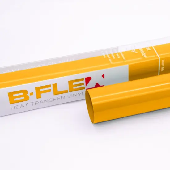 Matte Heat Transfer Vinyl, 700 Series by B-Flex, 20" Pumpkin yellow {1}