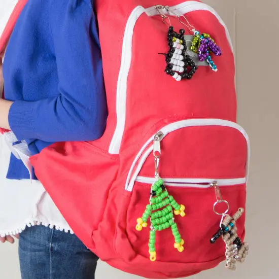 Create Your Own Bead Pets by Horizon Group Usa, Includes Over 600 Pony Beads, 6 Key Rings, Storage Box & Much More {4}