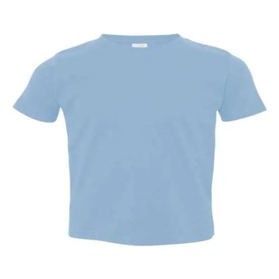 Rabbit Skins&reg; Toddler Fine Jersey Crewneck Short Sleeve Tee - 3321 Light blue {1}