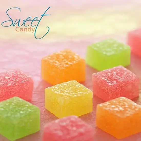 Square Candy Molds Silicone Molds for Hard Candy, Gummy, Caramels, Chocolate, Ganache, Ice Cubes, 252 Cavity {5}