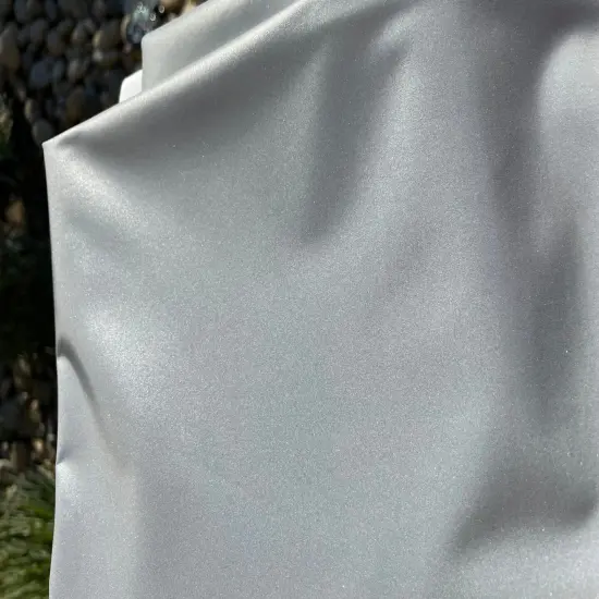 Silver Reflective Spandex {1}