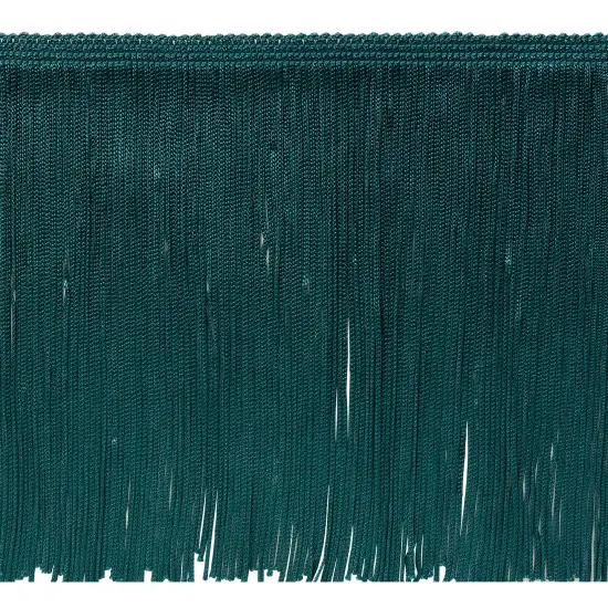 20 Yards of 6" Chainette Fringe Trim | 20 yard cut Teal {1}