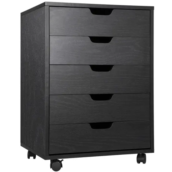 Bedroom Save Space Indoor 5 Drawer Dresser Clothing Storage. {3}