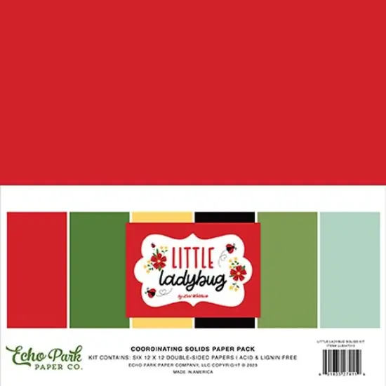 Echo Park Little Ladybug Solids Kit {1}