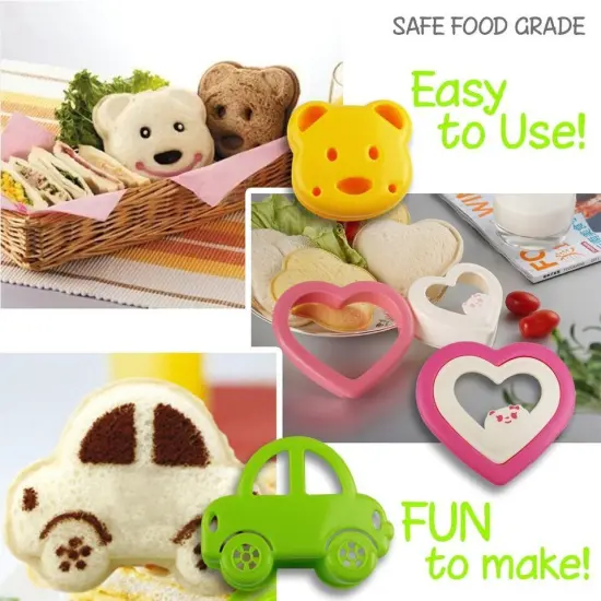 3-piece Sandwich Cutters Set {2}