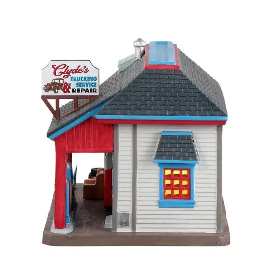 Lemax&reg; Harvest Crossing Village&trade;: Clyde's Trucking Service & Repair {2}