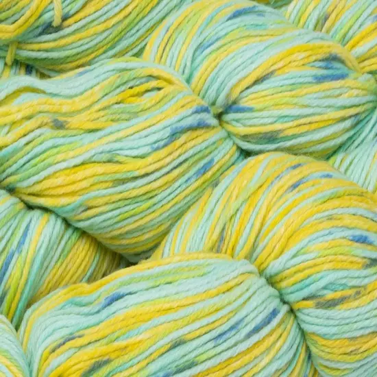 Hand-Dyed Cashmere Yarn Blend for Crochet and Knitting Yellow green mix {1}