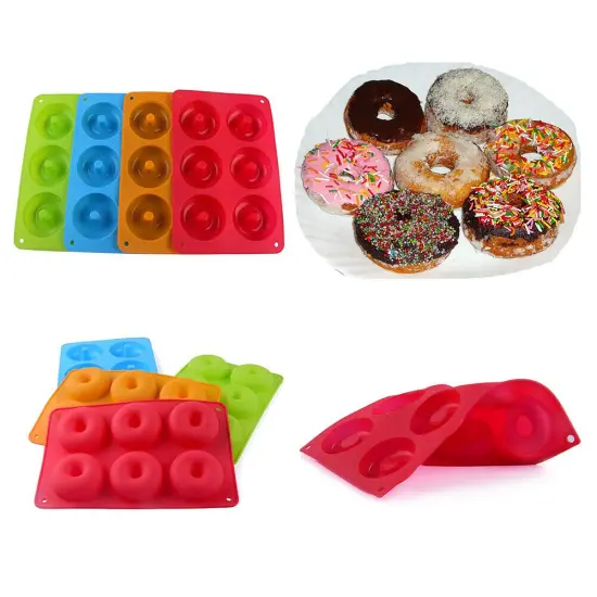 Kitcheniva Silicone Donut Molder Hot pink {6}