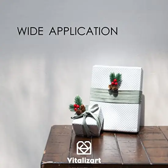 Dusty Green Velvet Ribbon Set 3/8"" x 15 Yards Wooden Spool Fabric Trim Eco-Friendly 3 Rolls * 5Yd for Christmas Wreath Decoration Handmade Craft Ornaments Gift Wrapping & Bow Making {5}