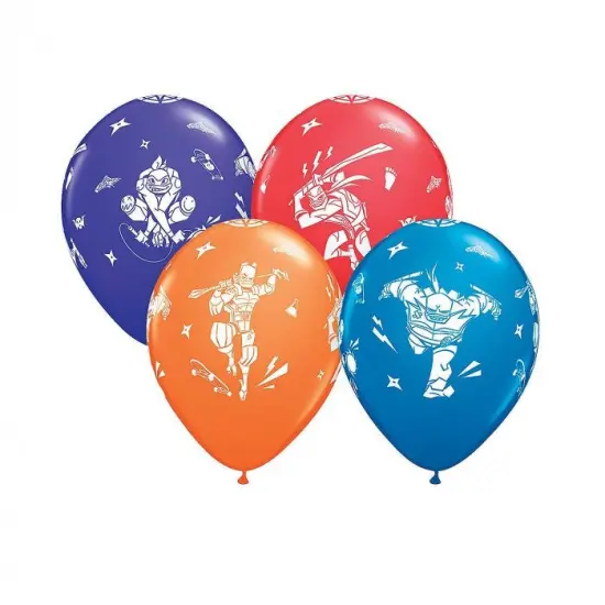 Rise of the TMNT 11" Latex Balloons, 25ct {1}