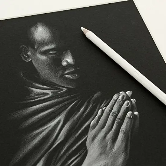 20 Piece Professional Hi-Quality Artist Sketch Set in Hard Storage Case - Sketch & Charcoal Pencils, Pastel, Stumps, Eraser, Sharpeners {4}