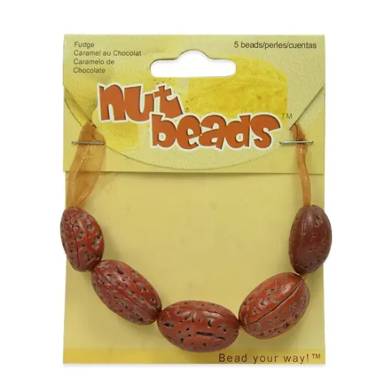 6 Packs of Fudge Nut Beads - 5 Pieces {1}
