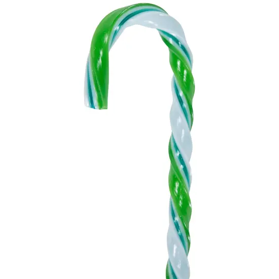 Northlight Twist Candy Cane Christmas Ornaments - 6" - Green and White - 12 ct {7}
