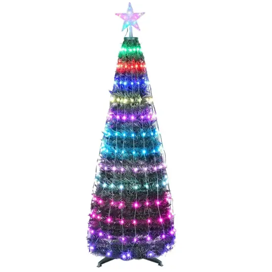 1.5 Collapsible LED Christmas Tree Remote & App Control Waterproof {1}