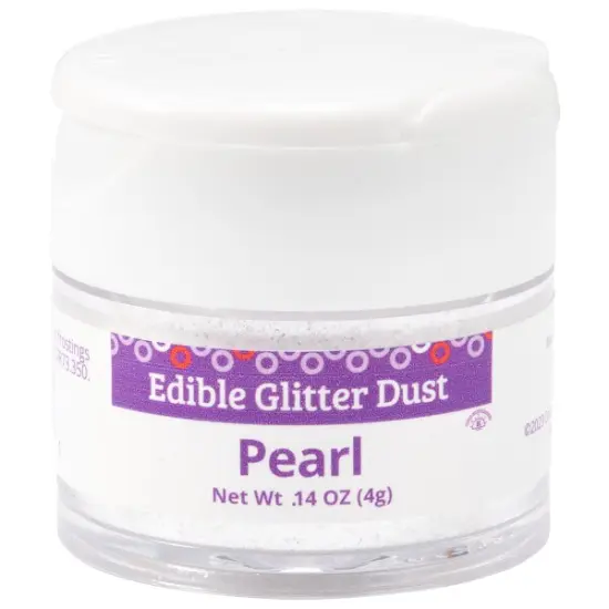 Edible Glitter Dust, 4g Pearl {1}