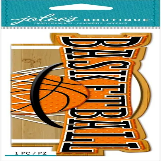 Jolee's Boutique Basketball Dimensional Title Stickers {1}