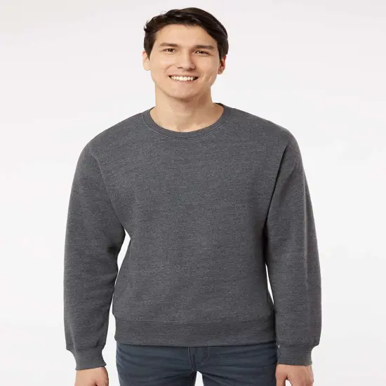 J. America&reg; Triblend Fleece Crewneck Sweatshirt {3}