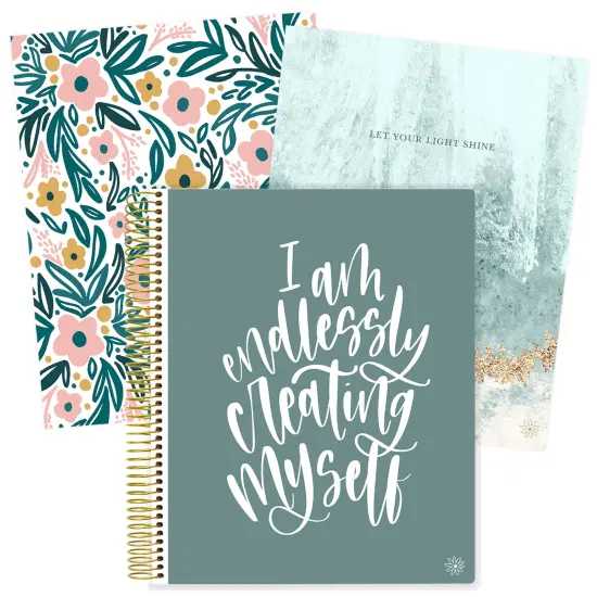 bloom daily planners Undated Ultimate Planner & Calendar, 9" x 11", Interchangeable Cover {1}
