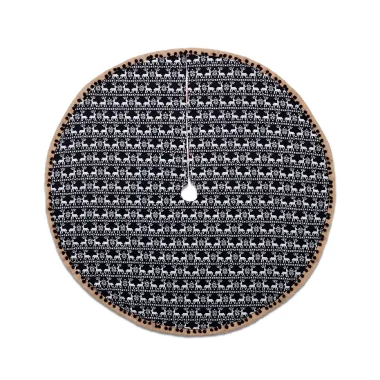 Reindeer Print Tree Skirt - 48" {1}