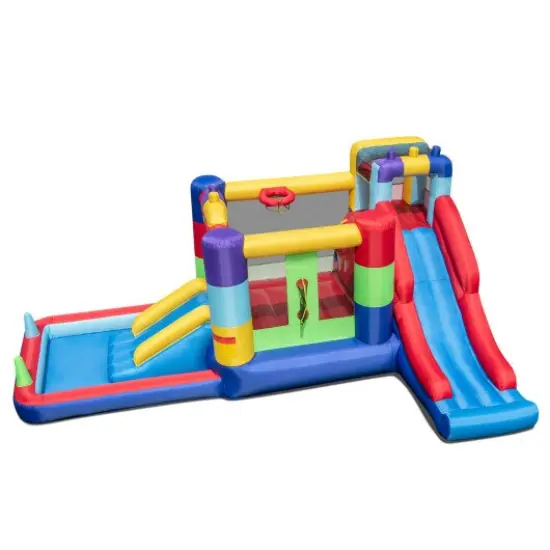Inflatable Bounce House with 680W Blower and Ball Pit {2}