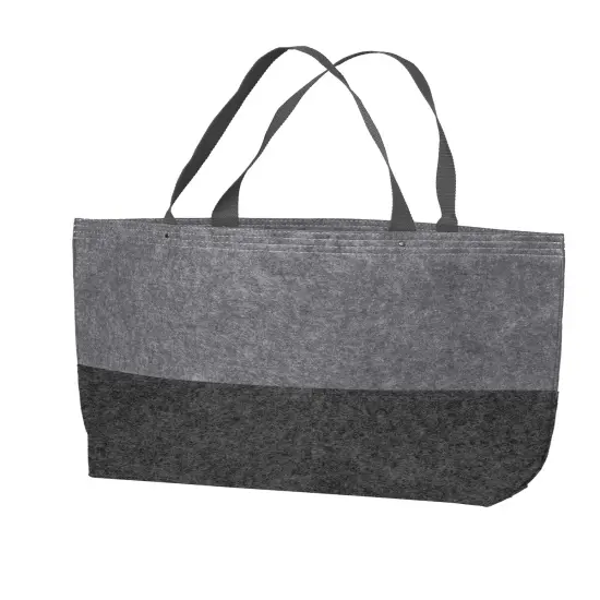 Port Authority&reg; Large Felt Tote Felt charcoal/grey {1}