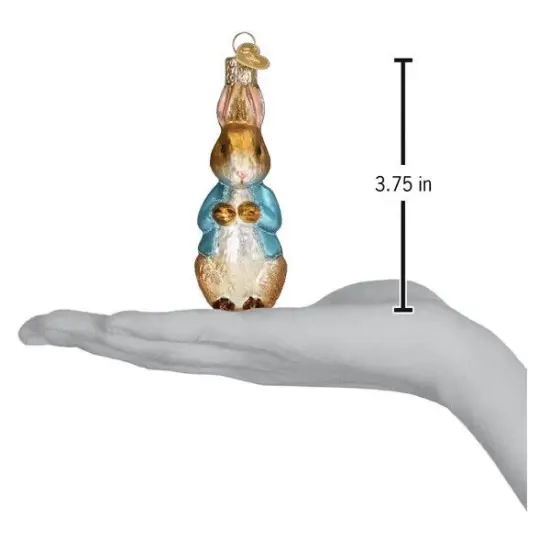 Peter Rabbit Glass Ornament with Box {3}