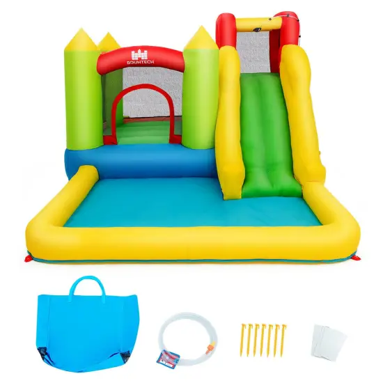 Outdoor Inflatable Bounce House with 480 W Blower {3}