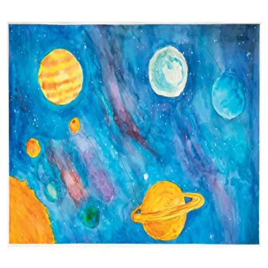 Half Pan Watercolor Paint Set with Brush and Lid, Refillable, 16 Assorted Colors, (01600), 18 Piece Set {5}