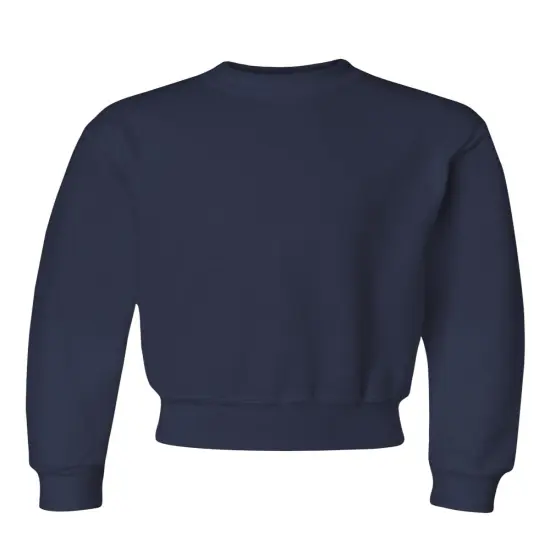 JERZEES&reg; Youth Crewneck Sweatshirt J. navy {1}