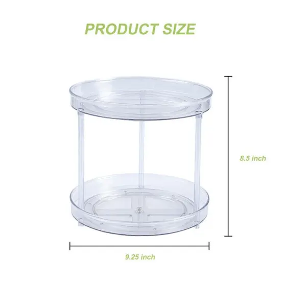 360&deg;Rotating Spice Rack Organizer Seasoning Holder. {3}