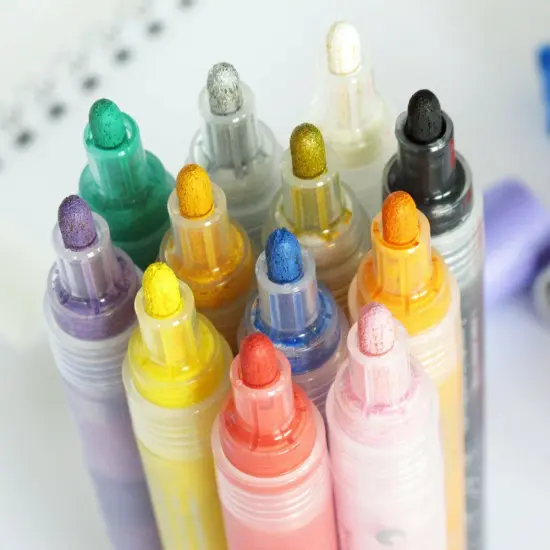 Kitcheniva Acrylic Paint Marker Pens Gold-6 pcs {6}